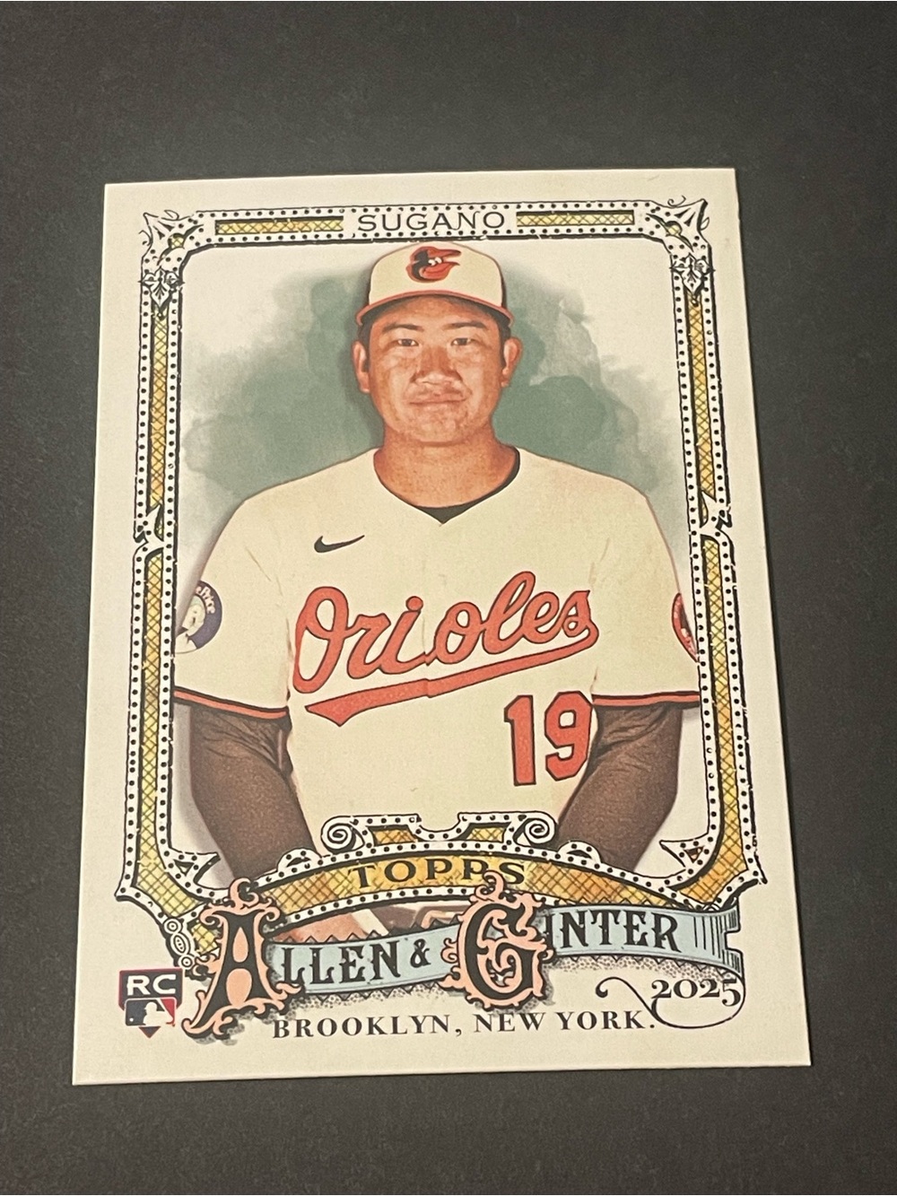2025 Topps Allen & Ginter Tomoyuki Sugano Rookie Card